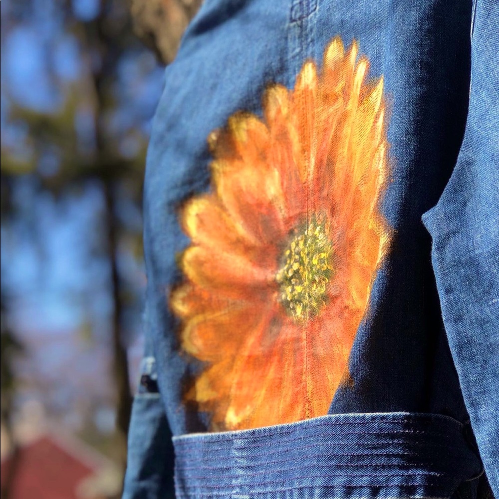 Denim Jeans Jacket . Size S-M